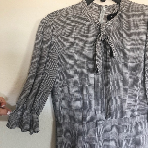 Reformation Cassie Tie Neck Minidress - Picture 6 of 8